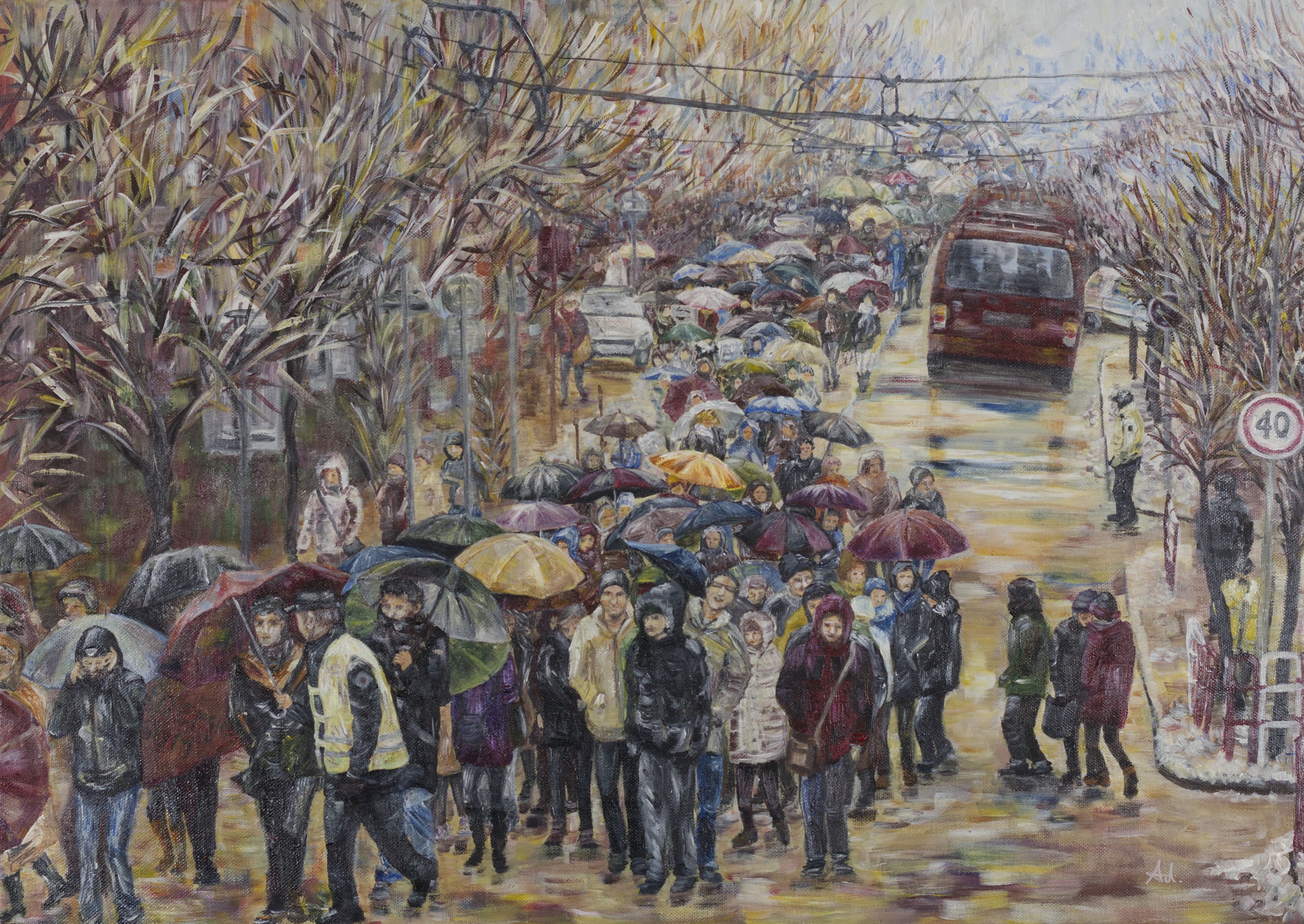 Rain at the Stop