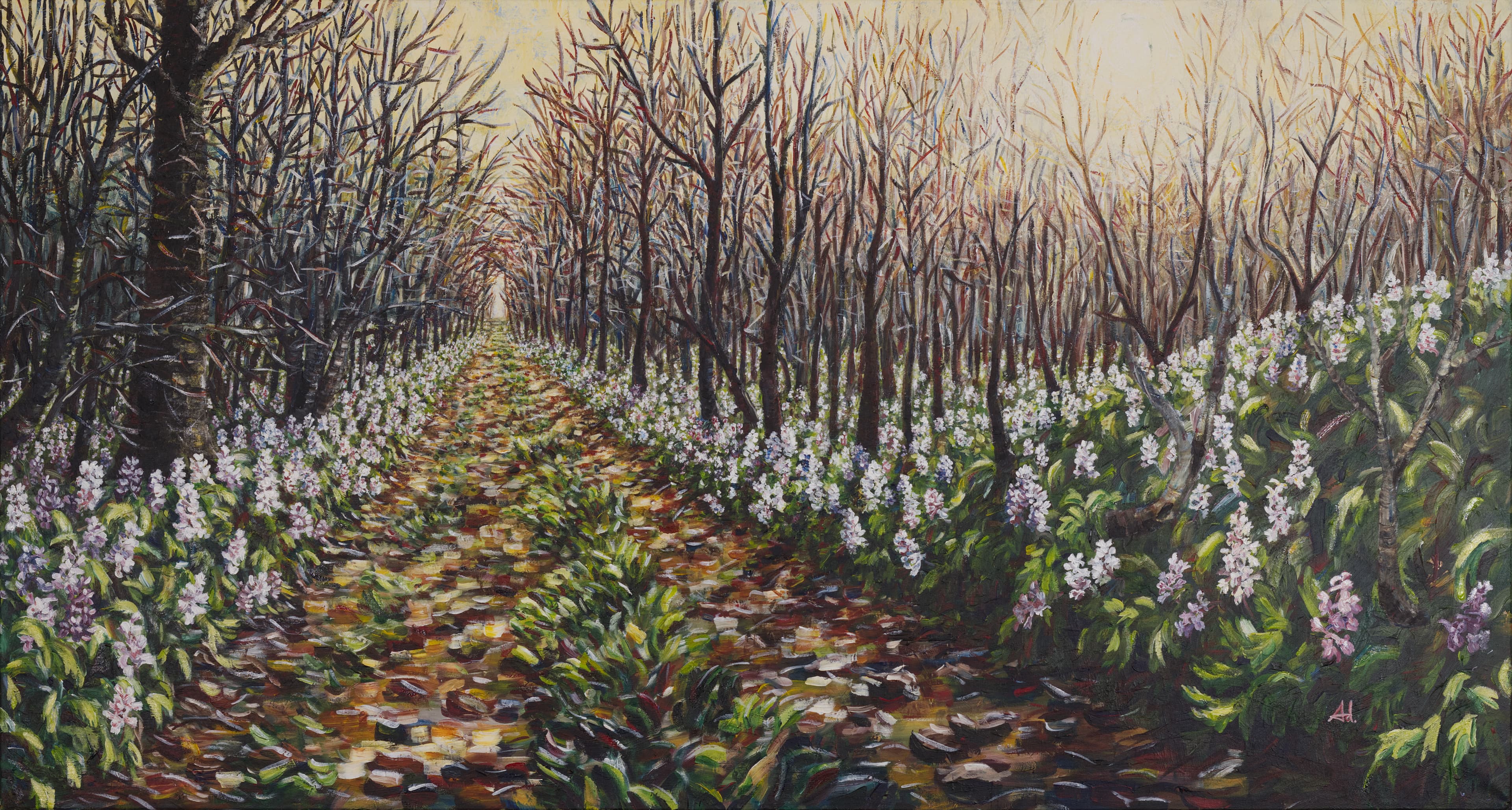 Forest Path with Lily-of-the-Valley
