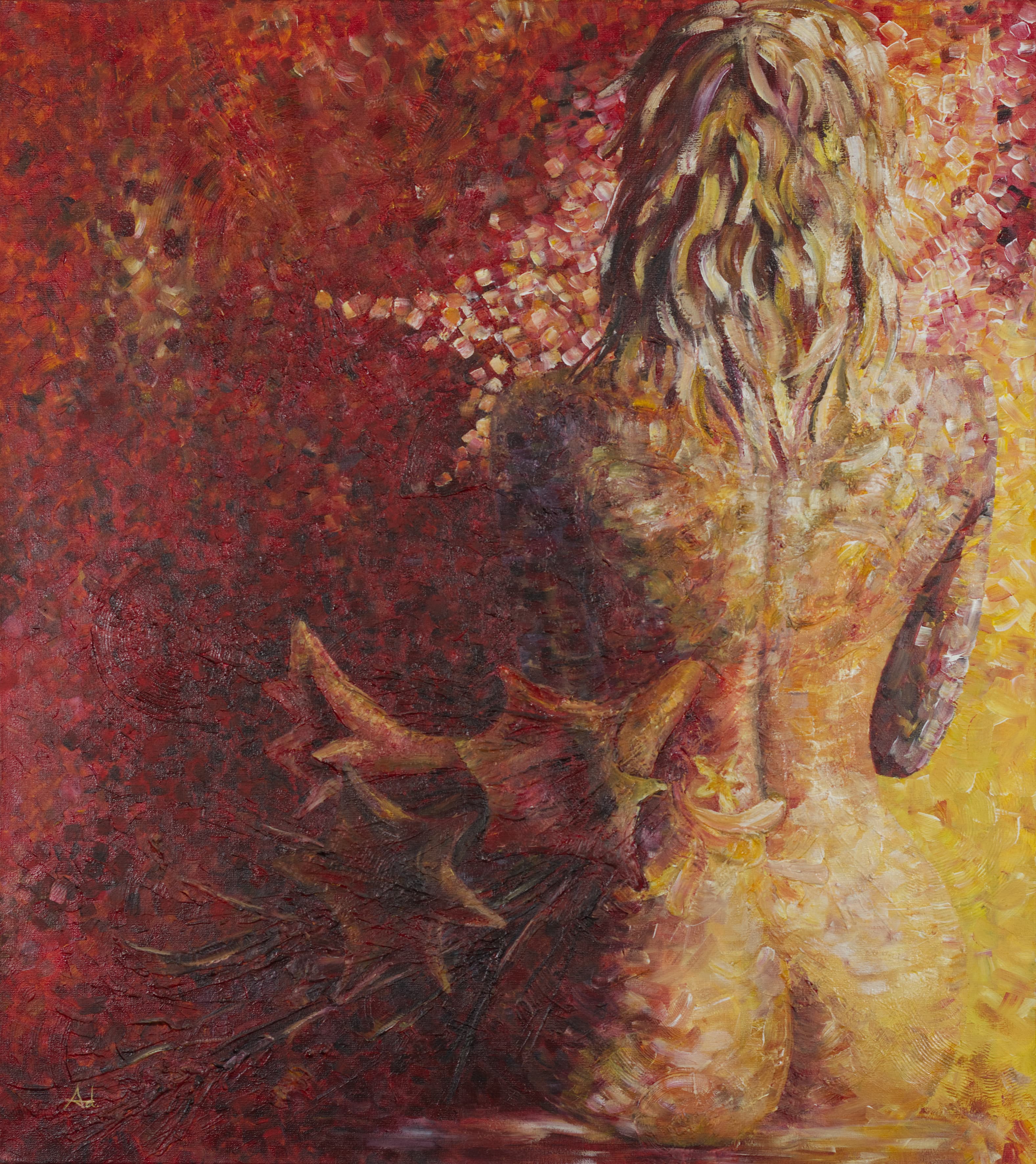 Woman in Fire